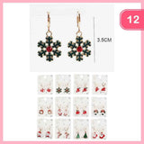 Christmas Snowflake Dangle Earrings