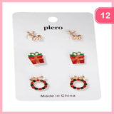 Christmas Post Earrings Set
