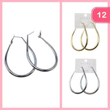 Teardrop Hoop Earrings