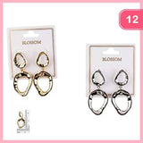Hammered Drop Earring