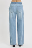 High Rise Ankle Wide Baggy Jeans