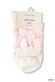 Ribbon Printed Socks
