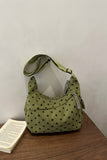 Polka Dot Crescent Bag
