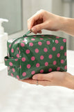 Polka Dot Pvc Cosmetic Bag