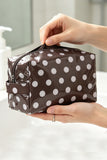 Polka Dot Pvc Cosmetic Bag