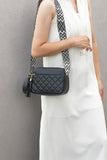 Diamond Quited Crossbody Bag Duo Coin Purse
