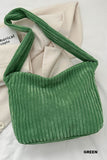 Minimalist Corduroy Tote Bag