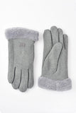 Plush Fleece Lining Thickened Touch Screen Gloves