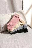 Plush Fleece Lining Thickened Touch Screen Gloves