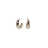 G Bold Hoop Earring Size:0.4x1.1in