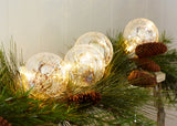 LED Ball Ornaments w/ 6 Hr Timer