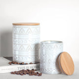 Boho Ceramic Canisters