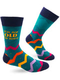 I'm Not Old I'm Retro Men's Novelty Crew Socks