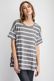 Striped Short Sleeves