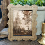 Scallop Antique Cottage Framed Canvas Art