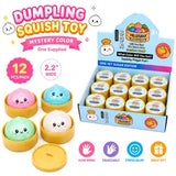 Small Glitter Dumpling Bun Squishy Toy Squeeze