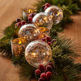 LED Ball Ornaments w/ 6 Hr Timer