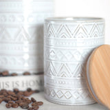 Boho Ceramic Canisters