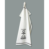 “i'll Feed All You Fuckers” - Hey Now™ Cotton Kitchen Towel