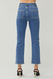 Risen -High Rise Ankle Straight Jeans