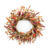 Mixed Fall Wreath 23"D Polyester
