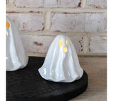 White Led Ceramic Flowy Ghost