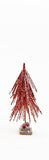 Metallic Red Twig Trees with Glitter 11.5" 10.25" 8"