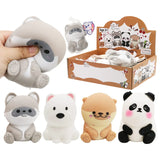 Cute Animals Soft Fluffy Slime Filled Tpr Scented Squishy