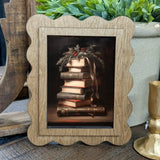 Scallop Christmas Framed Canvas Art