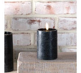 Black Led Pillar Candle