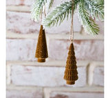 Gold Velvet Tree Orna