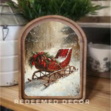 Arch Top Framed Art