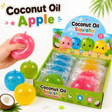 Coconut Oil Squishy Apple Squeeze Toy — Stretchy Stress Ball