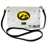 Iowa Hawkeyes Clear Envelope Purse