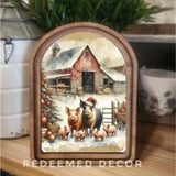 Arch Top Framed Art