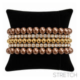 G Brown 8mm Pearl 5pc Bclt Len:stretch