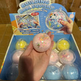 Crackling Crunchy Ball W/Charms & Case Squishy
