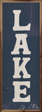 Lake Dark Blue 8x24