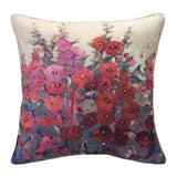 Hollyhock Pillow Polyester