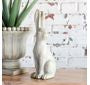 12 Weathered Cement Rabbit