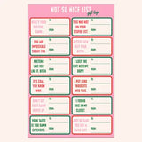 Snarky Christmas Gift Tag Sticker Sheet – Funny Gift Tags