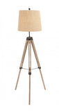 Wood Metal Tripod Floor Lamp - LOCAL PICKUP ONLY!