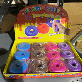 Assorted Squishy And Donuts W/ Removable Toppings