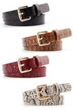 Snakeskin Fashion Belt