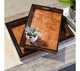 Burl Wood Grain Trays