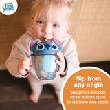 Disney Stitch Weighted Straw Trainer Cup, 7 Oz