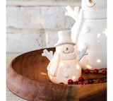 4h Led White Happy Snowman