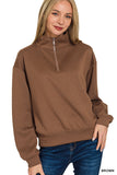 Scuba Half Zip Pullover Sweatshirts