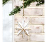 3.9 Gold North Star Ornament