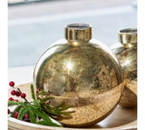 6h Gold Ball Vase